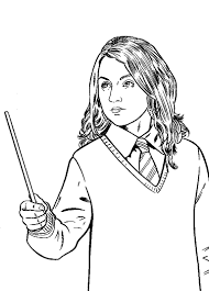Luna Lovegood Harry Potter Colors Harry Potter Coloring Pages Harry Potter Coloring Book