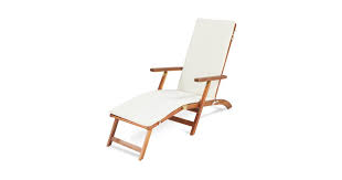 gardenline wooden lounger wooden lounger sun lounger