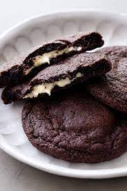 White Chocolate Stuffed Chocolate Cookies Love And Olive Oil Recipe Chocolate Cookies Chocolate Chocolate Flavors