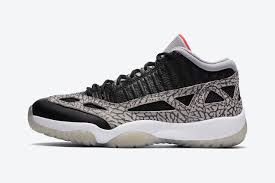 First Look Air Jordan 11 Low Ie Black Cement In 2020 Air Jordans Jordan 11 Low Air Jordan 11 Low
