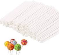 200 Count White Lollipop Sticks,6-Inch Paper Sticks Sucker Stick for Cake  Pops,Cupcake Toppers,Candy Melt,Chocolate,Cookie,Dessert(Dia 3.5mm)
