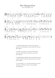 Das Papageienlied Kindergarten Lieder Kinder Lied Kinderlieder