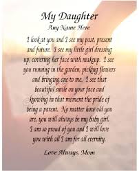 Birthday Quotes For My Daughter My Daughter Personalized Art Poem Memory Birthday Gift Daughter Quotes Mother Quotes Mother Daughter Quotes