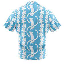 Dancing Squid Aloha Splatoon Button Up Hawaiian Shirt - Anime Ape