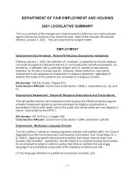 Https Www Dfeh Ca Gov Wp Content Uploads Sites 32 2017 06 2001legislativesummary Pdf