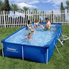Bestway Rectangular Steel Frame Pool 157 X 83 189 99 Pool Steel Frame Bestway