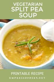 Meg S Vegetarian Split Pea Soup Recipe Empress Of Dirt Recipe Vegetarian Split Pea Soup Pea Soup Recipe Vegetarian Vegan Split Pea Soup