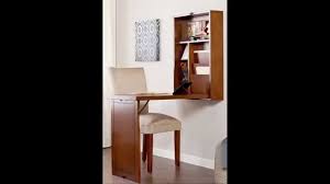Wall mounted foldable desk table. Wall Mounted Folding Table Fold Out Convertible Desk Youtube