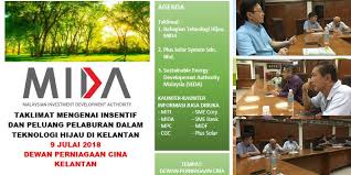 Awam hijau di malaysian green technology corporation (greentech malaysia). Mida Malaysian Investment Development Authority Mida Facebook