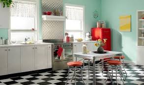 50s style kitchens, retro kitchen