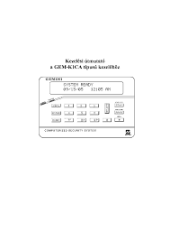 Napco Gemini Gemk1ca Kezelo Service Manual Download Schematics Eeprom Repair Info For Electronics Experts