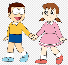Nobita no getsumen tansaki is an original story centered around the isetsu club member badge gadget featured in volume 23 of the original doraemon manga. Ilustrasi Doraemon Nobita Dan Shizuka Menggambar Doraemon Wii Shizuka Buku Mewarnai Minamoto Doraemon Sudut Putih Anak Png Pngwing