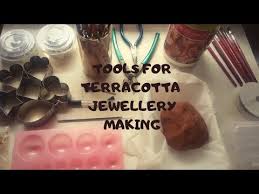 basic tools for terracotta jewelry