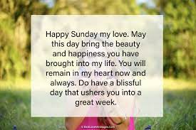 Every morning i think of you so enjoy your day please because seeing you happy is the best thing below are some good morning love messages for her that you can use. 100 Happy Sunday Wishes For Her Texts For Girlfriend Relish Bay