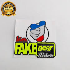Mentahan sparepart thailook format png file di deskripsi. I Am Fake Beat Rider Thailand Thailook Mothai Cutting Sticker For Motorcycle Shopee Philippines