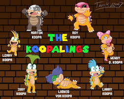 Larry is twelve years old. The Koopalings By Toonkid2007 On Deviantart Game Character Design Super Mario Games Koopa Kids