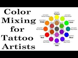 Color Theory Ink Mixing For Tattoo Artists Youtube Tattoo Ink Colors Moms Tattoo Ink Ink Tattoo