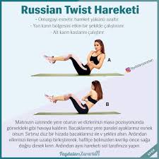 Russian Twist Hareketi Workout Fitness Health Fitness