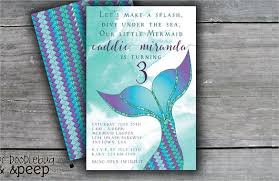 Birthday Invitation Card Psd Template Free Download Psd Ai Word Eps Free Premium Templates Mermaid Invitations Little Mermaid Invitations Printable Birthday Invitations