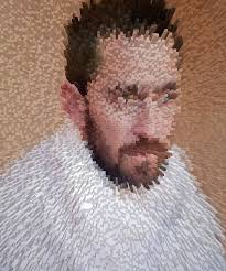 Distorted In White #1 Art Print