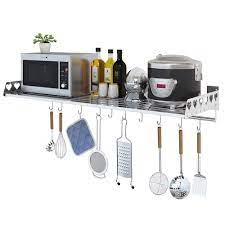 etagere de cuisine murale en inox pour four a micro ondes amazon fr cuisine maison etagere cuisine choses de cuisine cuisine a domicile