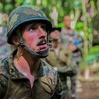LGEN Jefferson Davis Howell Jr., Commander, Marine Corps Forces Pacific,  visits Marines who are training with the special operations and training  group at the camp