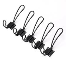 Featured best selling a → z z → a old → new new → old. 5 X Black Wire Loop Coat Metal Hooks Hook Vintage Wall Clothes Hanger Door Mount Household Supplies Cleaning Home Organization