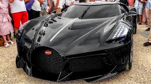 The four visible tailpipes of the titanium exhaust system are likewise finished in. Bugatti La Voiture Noire Drive Design And Features 4k Youtube