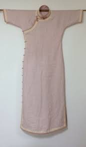 リネンの平連袖旗袍 asian outfits qipao dress ancient chinese clothing