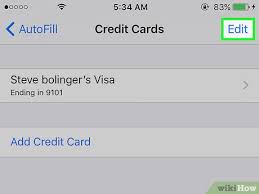 1) you can confirm this by tapping on your payment type option (visa, mastercard, etc).you will see required in card number and security code fields, instead of your payment info (see image below). How To Delete Credit Card Info From Safari On An Iphone 8 Steps