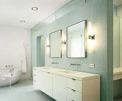 The bubble glass gives a unique detail without overpowering the whole look. 56 Bathroom Vanity Lighting Ideas