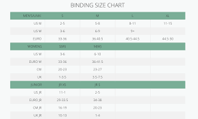 Genuine Burton Freestyle Bindings Size Chart 2019