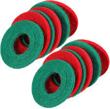 Amazon Com 12 Pieces Battery Terminal Anti Corrosion Washers Fiber Battery Terminal Protector 6 Red And 6 Green Automotive