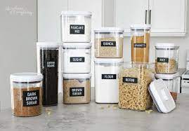 Oxo Pantry Containers With Free Labels Pantry Containers Pantry Labels Kitchen Containers