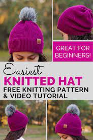 Easy knit patterns for beginners and knitters are all levels. The Easiest Knitted Hat Ever Made From A Rectangle Free Knitting Pattern By Yay For Yarn Yay For Yarn