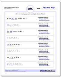 Maybe you would like to learn more about one of these? Number Patterns Fibonacci Number Patterns