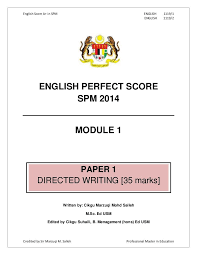 Teachers who have taught pt3 classes will find the new spm format very familiar (see pt3 outline in image below). English Perfect Score Spm 2014 Good Essay Example Essay Format Essay Examples