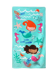 Universal Home Fashions Digital Print Mermaid 100 Cotton Bath Towel Wayfair