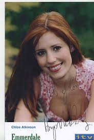 AMY NUTTALL SIGNED 6 X 4 EMMERDALE PHOTO