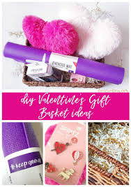 Easy to make gift basket ideas: Diy Gift Basket For Valentine S Day For Her Dearcreatives Com
