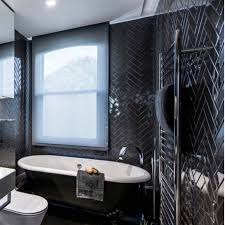 By changing new tiles in your bathroom, you do not have to spend a. Black Gloss Subway Wall Tile Western Distributors