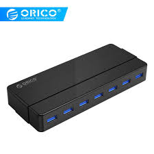 Orico H7928 U3 7 Port Usb3 0 Desktop Hub With 12v Power Adapter Usb 3 0 Hub Aliekspress Aliexpress Power Adapter Usb Hub Computer Peripherals