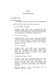 Check spelling or type a new query. Bab Ii Telaah Pustaka Pengertian Pajak Ada Beberapa Pengertian Atau Definisi Pajak Yang Dikemukakan