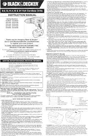 Black And Decker 18v Cordless Drill Instruction Manual Black Decker Gc1800 Type 2 User Manual Cordless Drill Manuals And Guides 1401490l