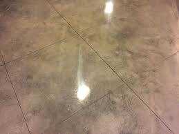 Power Troweled Polished Concrete With Miami Buff Integral Color Polished Concrete Concrete Patio Power Trowel