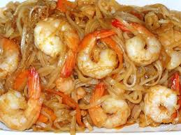 Nouilles De Riz Sautees Aux Crevettes Nouilles De Riz Nouilles Riz Saute