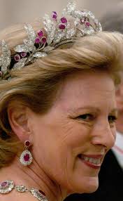 Tiara Mania: Queen Olga of Greece's Ruby Olive Wreath Tiara
