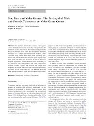 Cirebon digital printing yang dapat bersaing dengan bisnis lain di. Pdf Sex Lies And Video Games The Portrayal Of Male And Female Characters On Video Game Covers