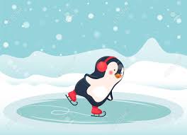 Penguin Cartoon Penguin Ice Skates On Ice Skating Rink In The Winter Illustration Stock Photo Spons Ice Skating Cartoon Ice Skating Images Penguin Drawing 3 choose the correct item. penguin cartoon penguin ice skates on