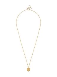 fendi ff logo charm necklace farfetch